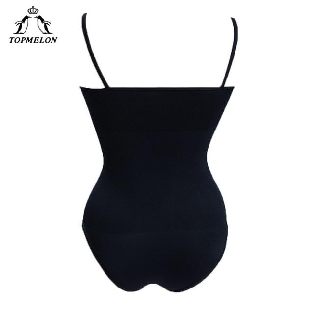 TOPMELON Women Sexy Underbust Corset Shapewear Girdle Waist Cincher Shapers Cinta Modeladora Bodysuit Full Body Shaper Underwear
