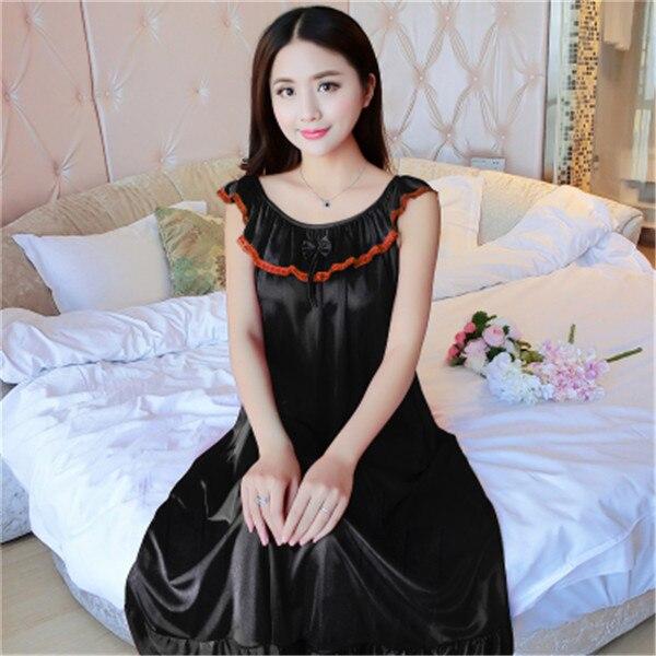 Hot Women Night Gowns Sleepwear Nightwear Long Sleeping Dress Luxury Nightgown Women Casual Night Dress Ladies Home Dressing Z79