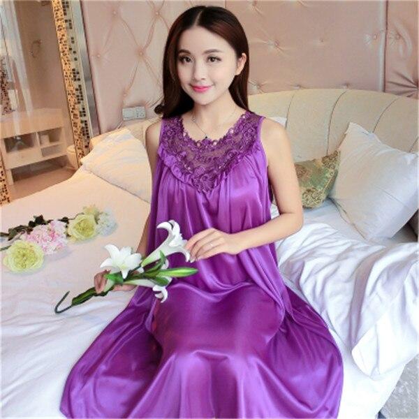 Hot Women Night Gowns Sleepwear Nightwear Long Sleeping Dress Luxury Nightgown Women Casual Night Dress Ladies Home Dressing Z79