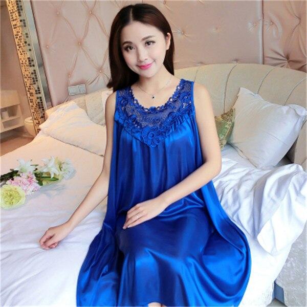 Hot Women Night Gowns Sleepwear Nightwear Long Sleeping Dress Luxury Nightgown Women Casual Night Dress Ladies Home Dressing Z79
