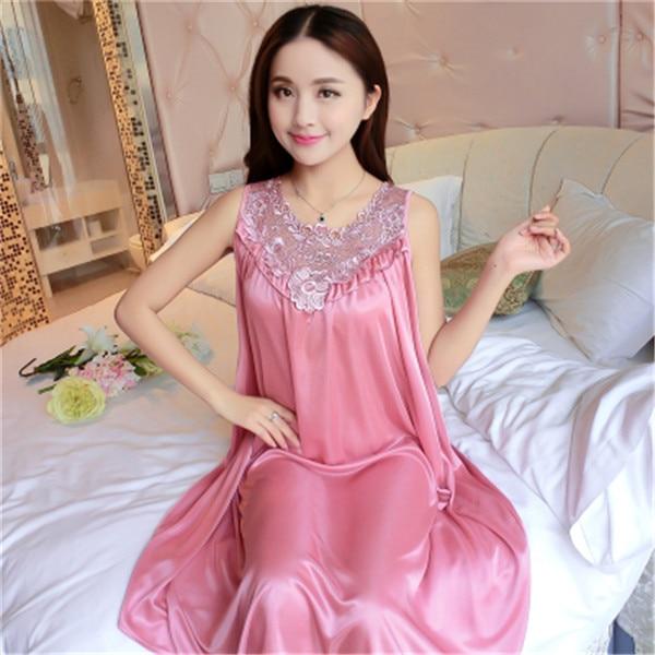 Hot Women Night Gowns Sleepwear Nightwear Long Sleeping Dress Luxury Nightgown Women Casual Night Dress Ladies Home Dressing Z79