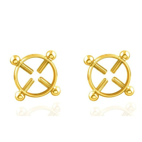 Sexy Nipple Breast Screw Clip With Chain Slave Bdsm Erotic Toys No Vibrator Sex Toys Tool For Couple Flirting Adult Toys Sexshop