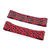 1 pcs Unisex Leopard Print Yoga Squat Circle Loop Hips Resistance Bands Elastic Workout Fitness Equipment Non-slip