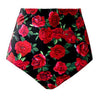 New Summer Women High Waisted Bikini Swim Shorts Bottom Fashion Floral Printed Female Swimsuit Swimwear Bathing Panty Briefs
