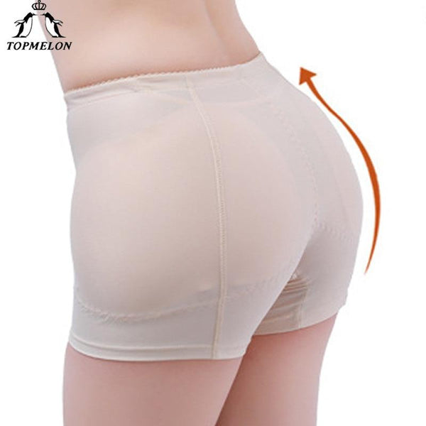 TOPMELON Butt Lifter Pads Lingerie for Women Plus Size Booty Enhancer Thigh Tummy Shaper Padded Underwear Mesh Breathable