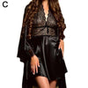4 Colors Women Sexy V-neck Silk Satin Night Dress Long Sleeveless Nighties V-neck Nightgown Nightdress Lace Sleepwear Nightwear